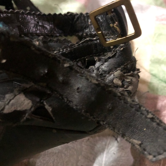 541 Black worn heels platforms size 6 - Picture 9 of 11